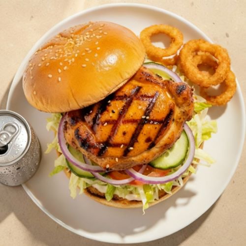 Factory Drip Burger Meal With Side & Drink 